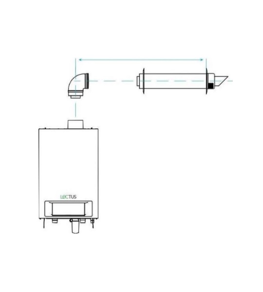 DTYBAYAKS 16900213 BAYMAK LECTUS Ø100/150 YATAY BACA SETİ 65-90-115KW